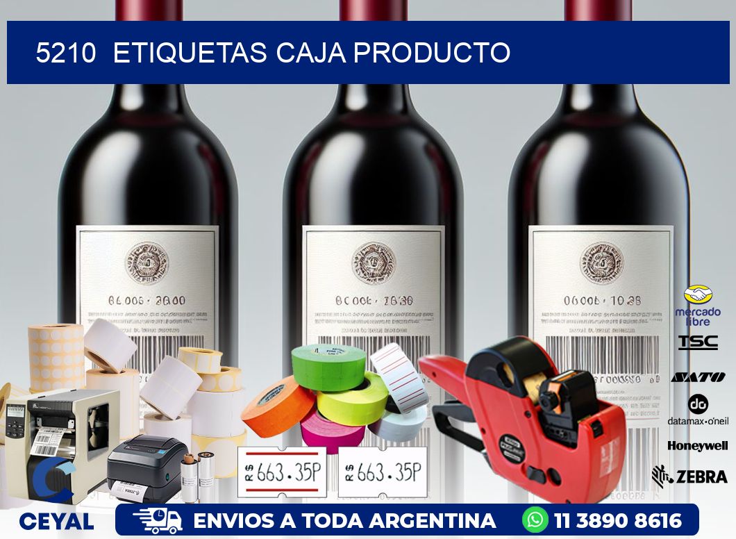5210  ETIQUETAS CAJA PRODUCTO