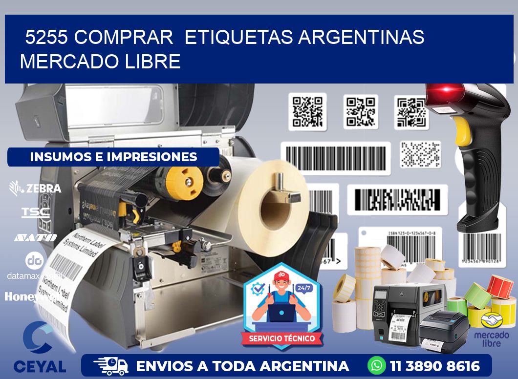 5255 COMPRAR  ETIQUETAS ARGENTINAS MERCADO LIBRE