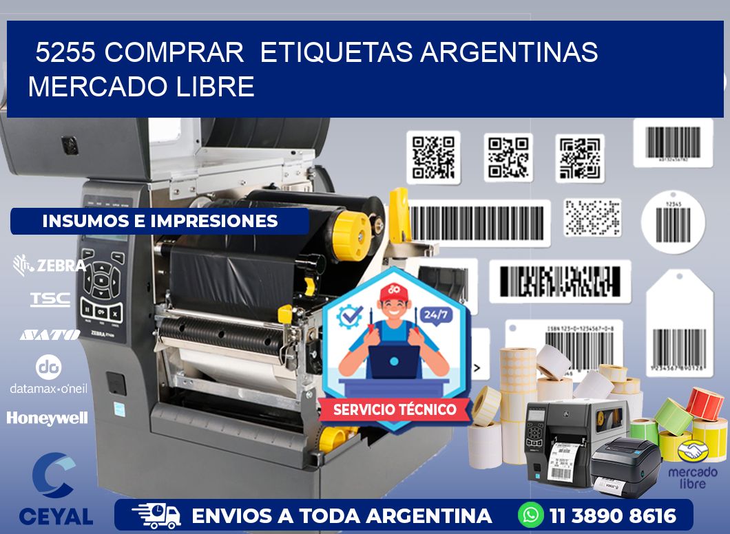 5255 COMPRAR  ETIQUETAS ARGENTINAS MERCADO LIBRE