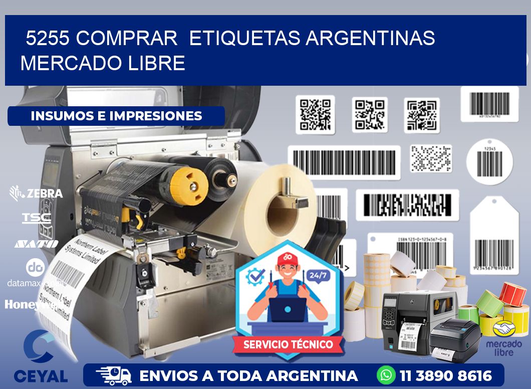 5255 COMPRAR  ETIQUETAS ARGENTINAS MERCADO LIBRE