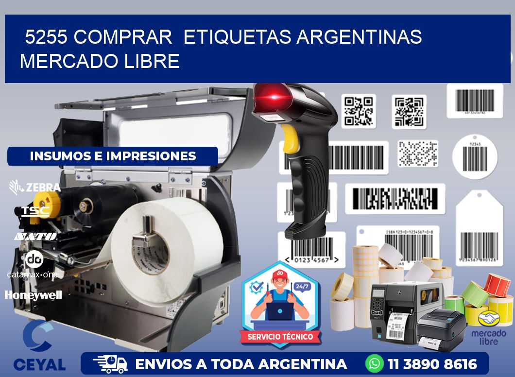 5255 COMPRAR  ETIQUETAS ARGENTINAS MERCADO LIBRE