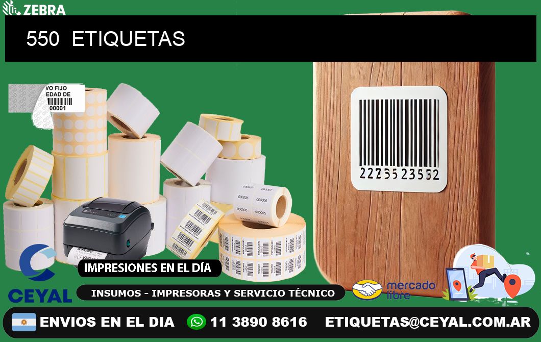550  ETIQUETAS