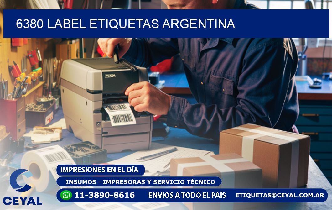 6380 LABEL ETIQUETAS ARGENTINA