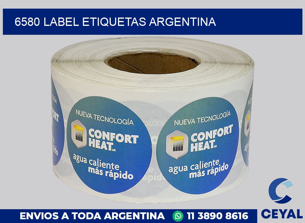 6580 LABEL ETIQUETAS ARGENTINA