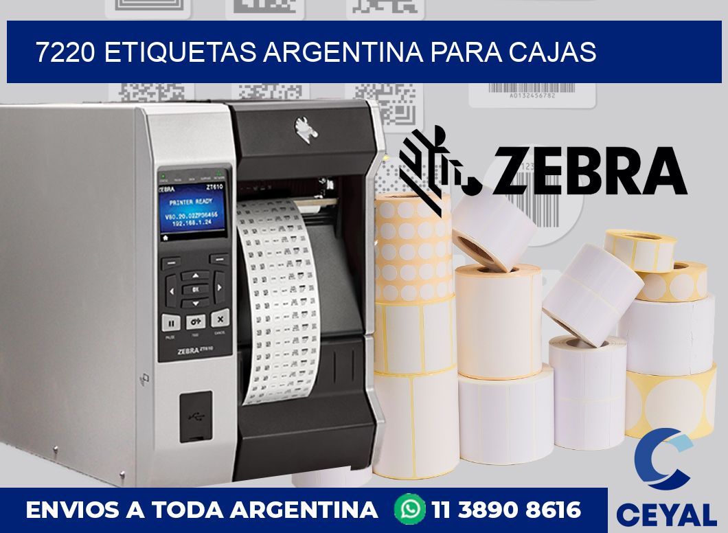 7220 ETIQUETAS ARGENTINA PARA CAJAS