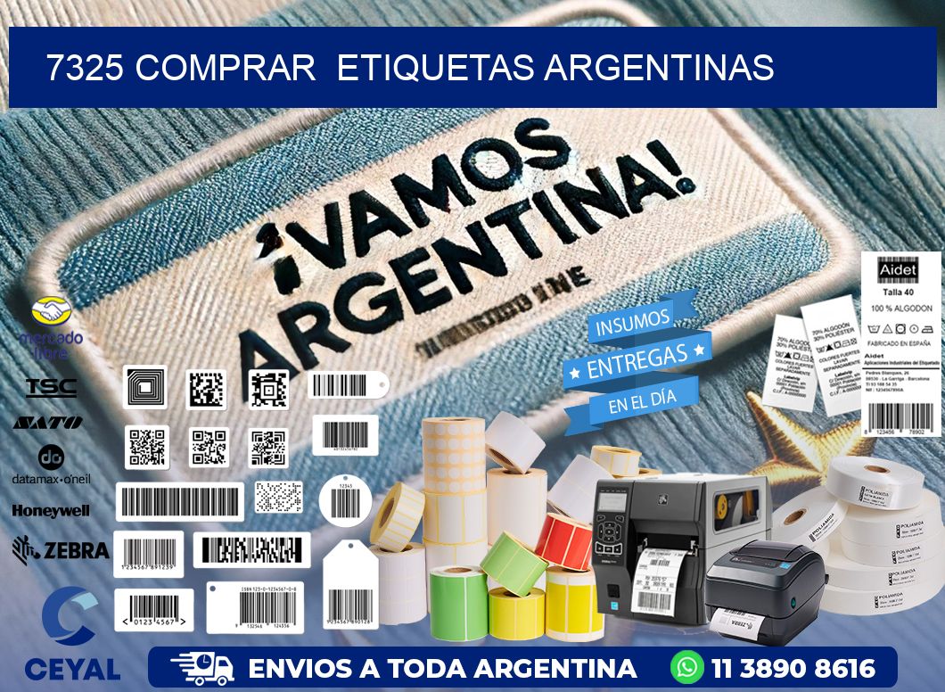 7325 COMPRAR  ETIQUETAS ARGENTINAS