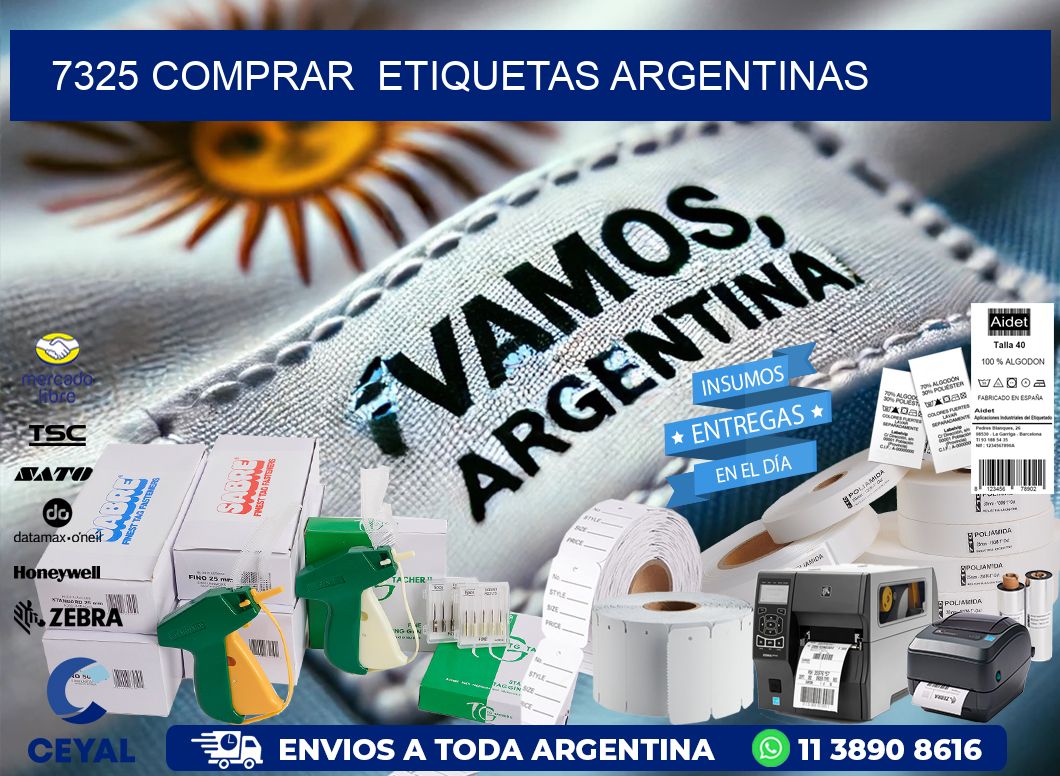 7325 COMPRAR  ETIQUETAS ARGENTINAS