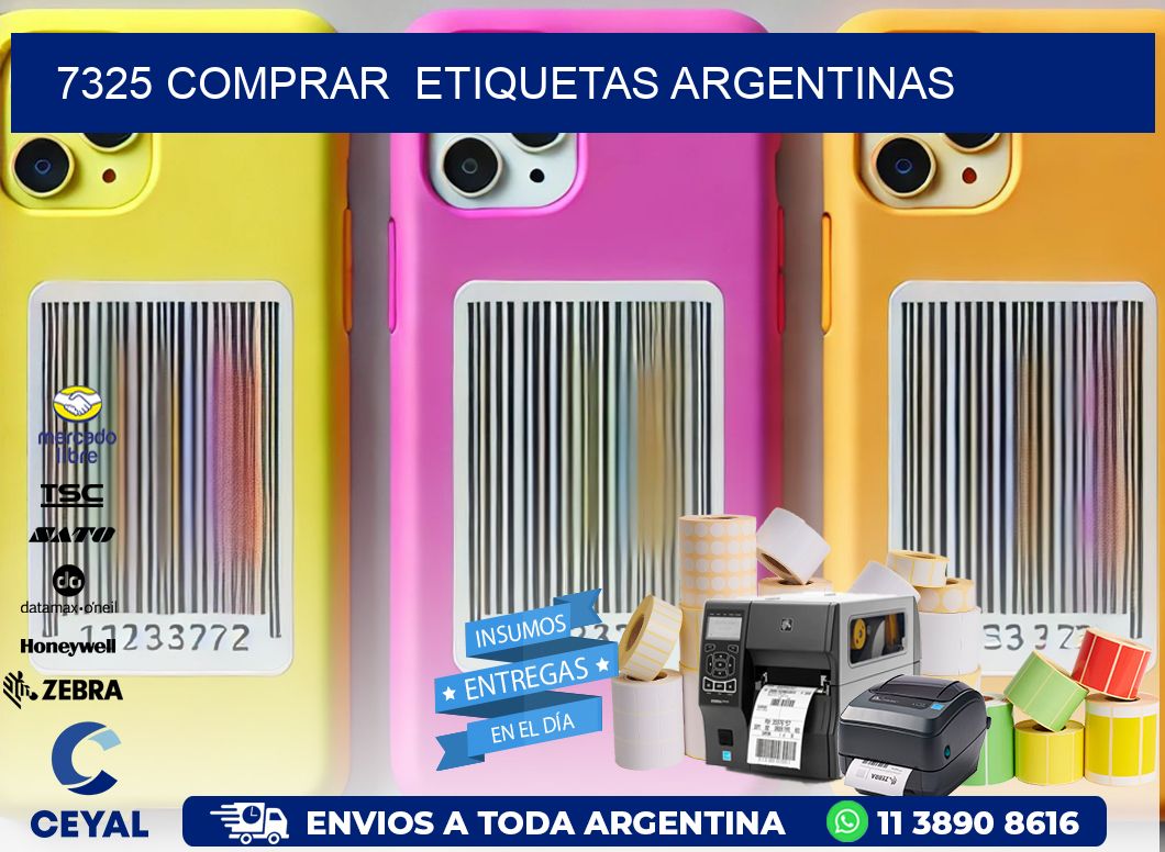 7325 COMPRAR  ETIQUETAS ARGENTINAS