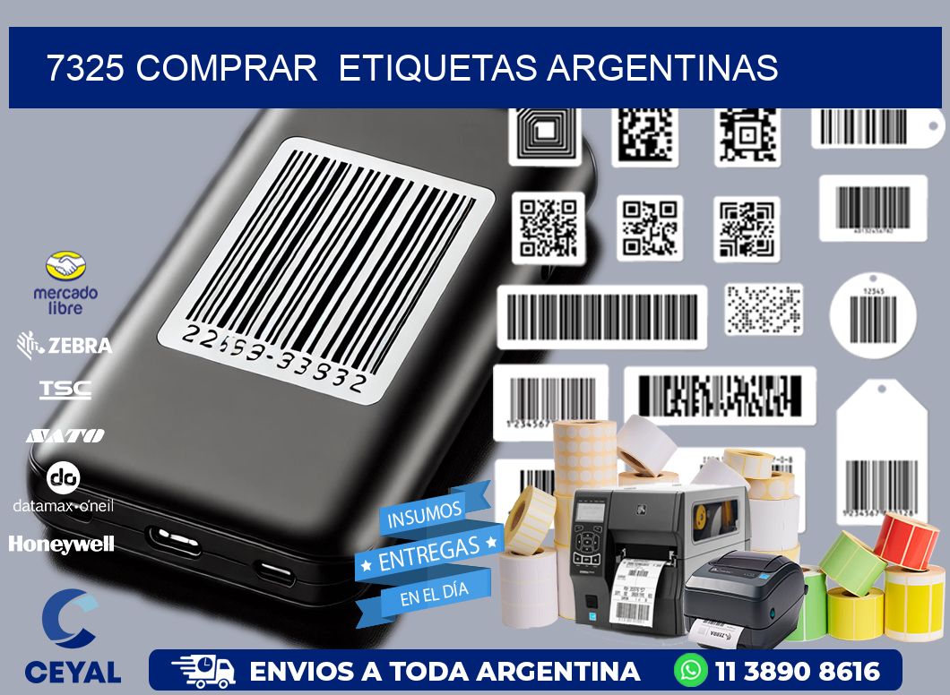 7325 COMPRAR  ETIQUETAS ARGENTINAS