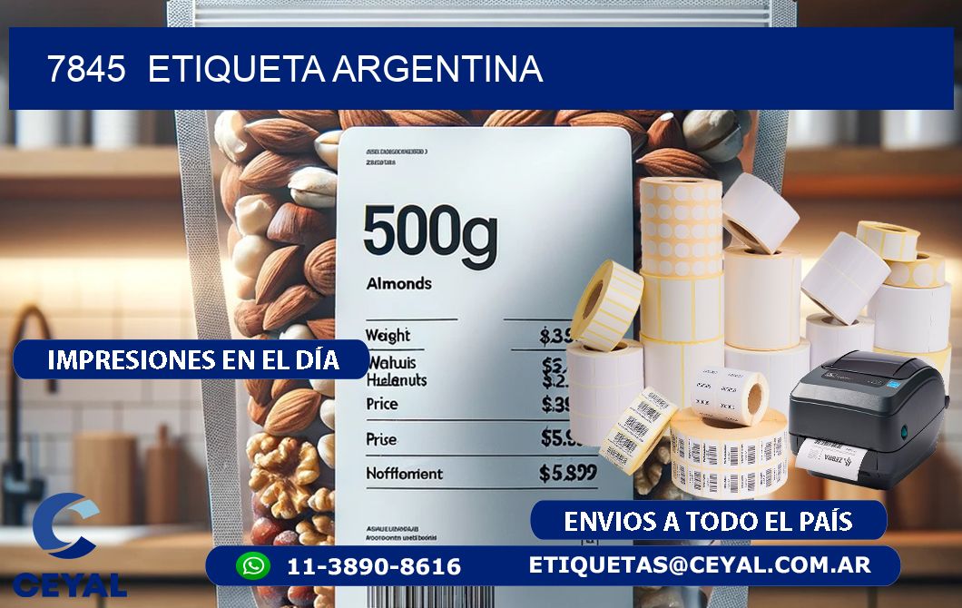 7845  ETIQUETA ARGENTINA