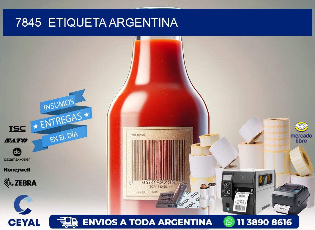 7845  ETIQUETA ARGENTINA