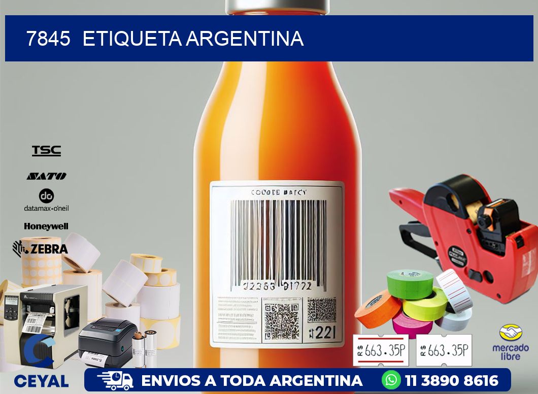 7845  ETIQUETA ARGENTINA