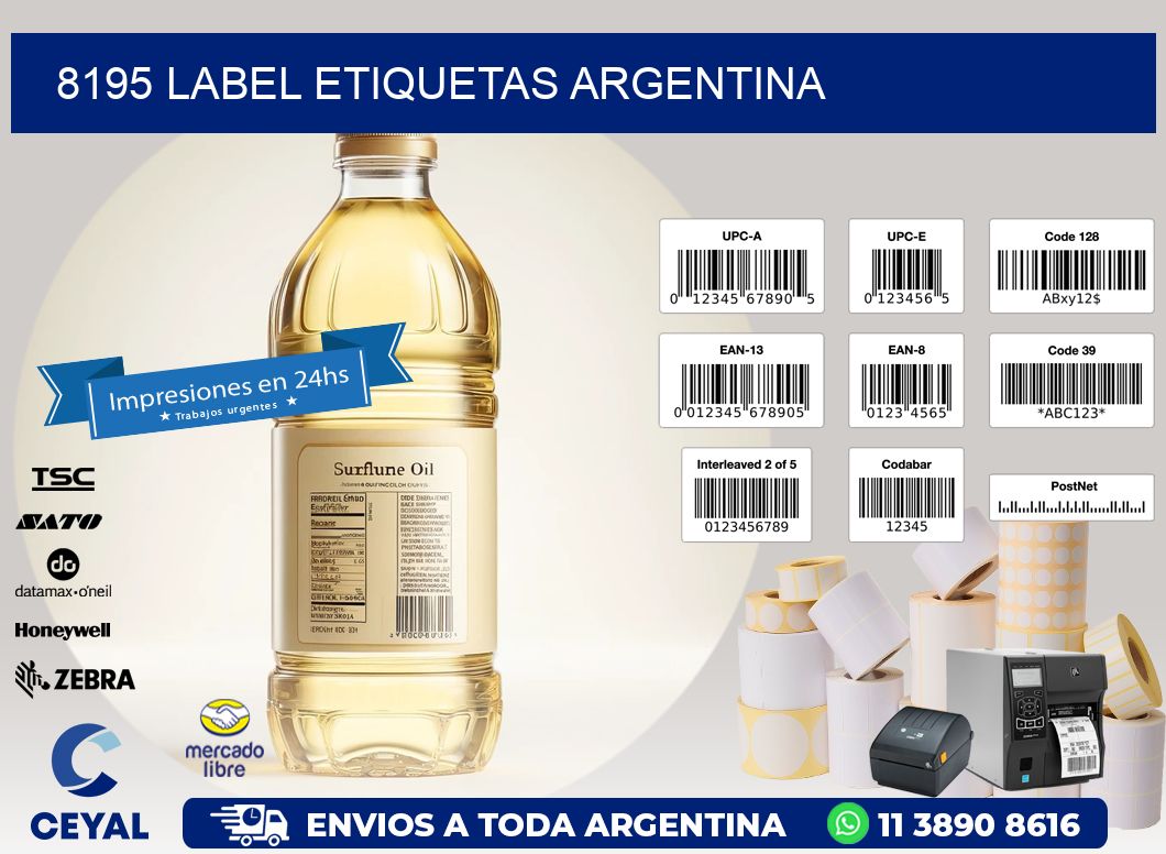 8195 LABEL ETIQUETAS ARGENTINA