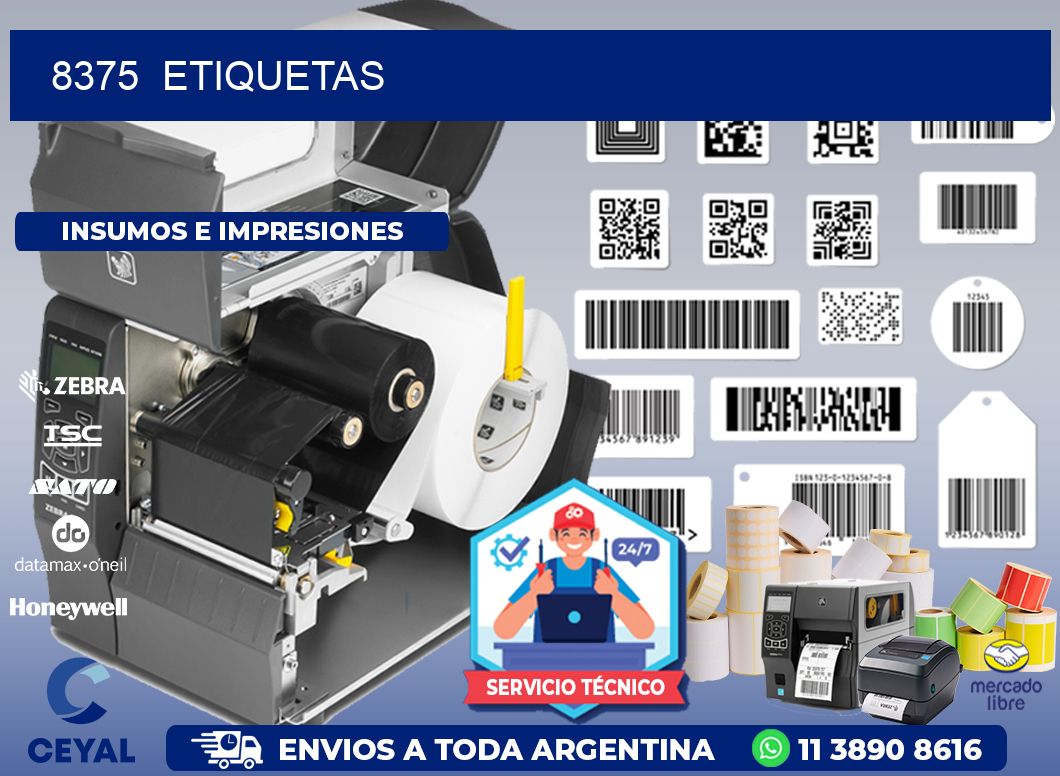 8375  ETIQUETAS