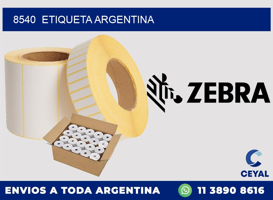 8540  ETIQUETA ARGENTINA