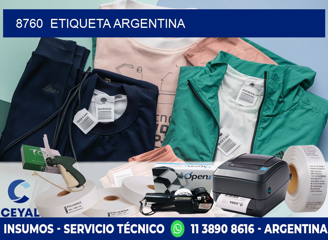 8760  ETIQUETA ARGENTINA