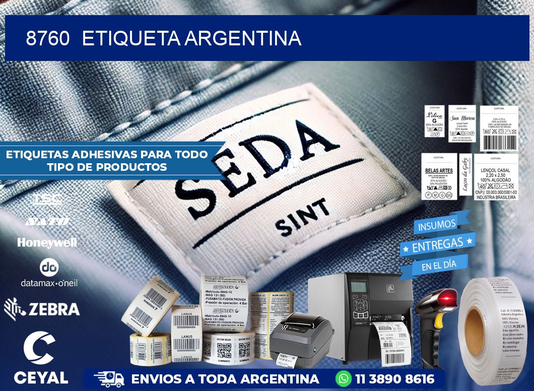 8760  ETIQUETA ARGENTINA