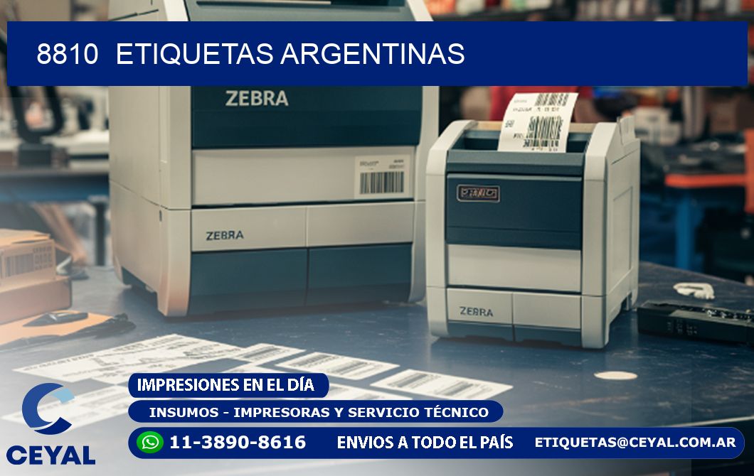8810  ETIQUETAS ARGENTINAS