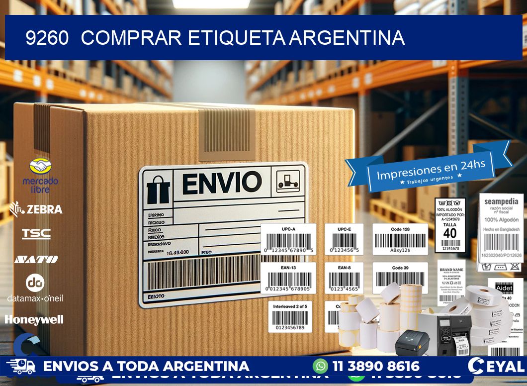 9260  COMPRAR ETIQUETA ARGENTINA