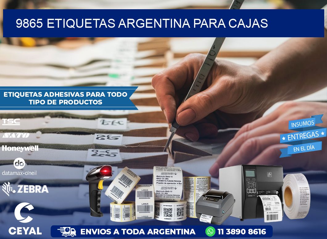 9865 ETIQUETAS ARGENTINA PARA CAJAS