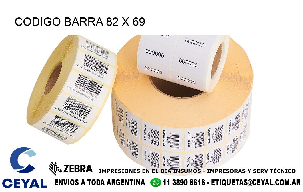 CODIGO BARRA 82 x 69