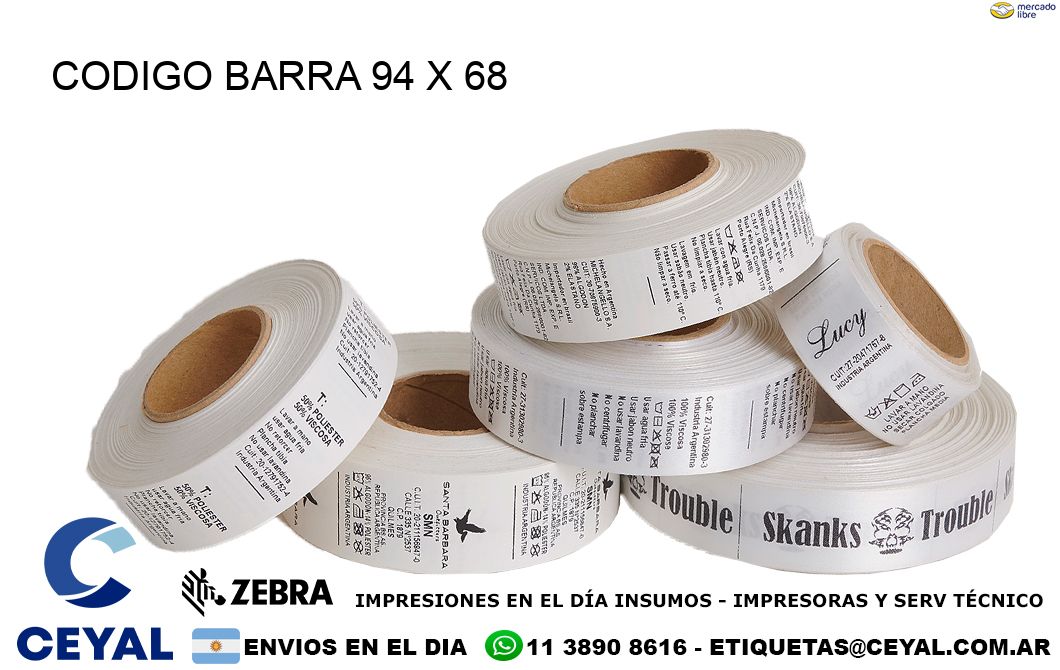 CODIGO BARRA 94 x 68