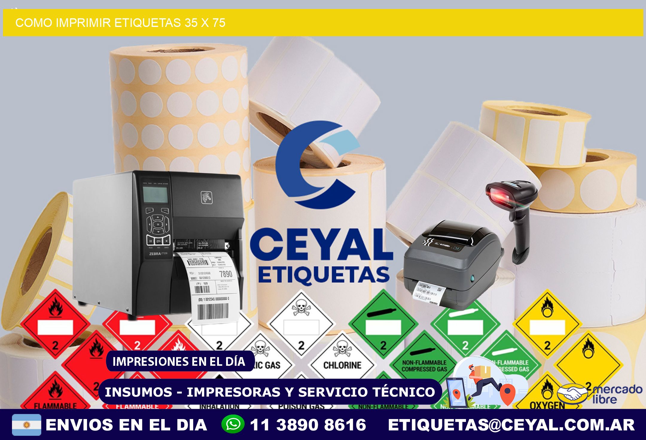 COMO IMPRIMIR ETIQUETAS 35 x 75
