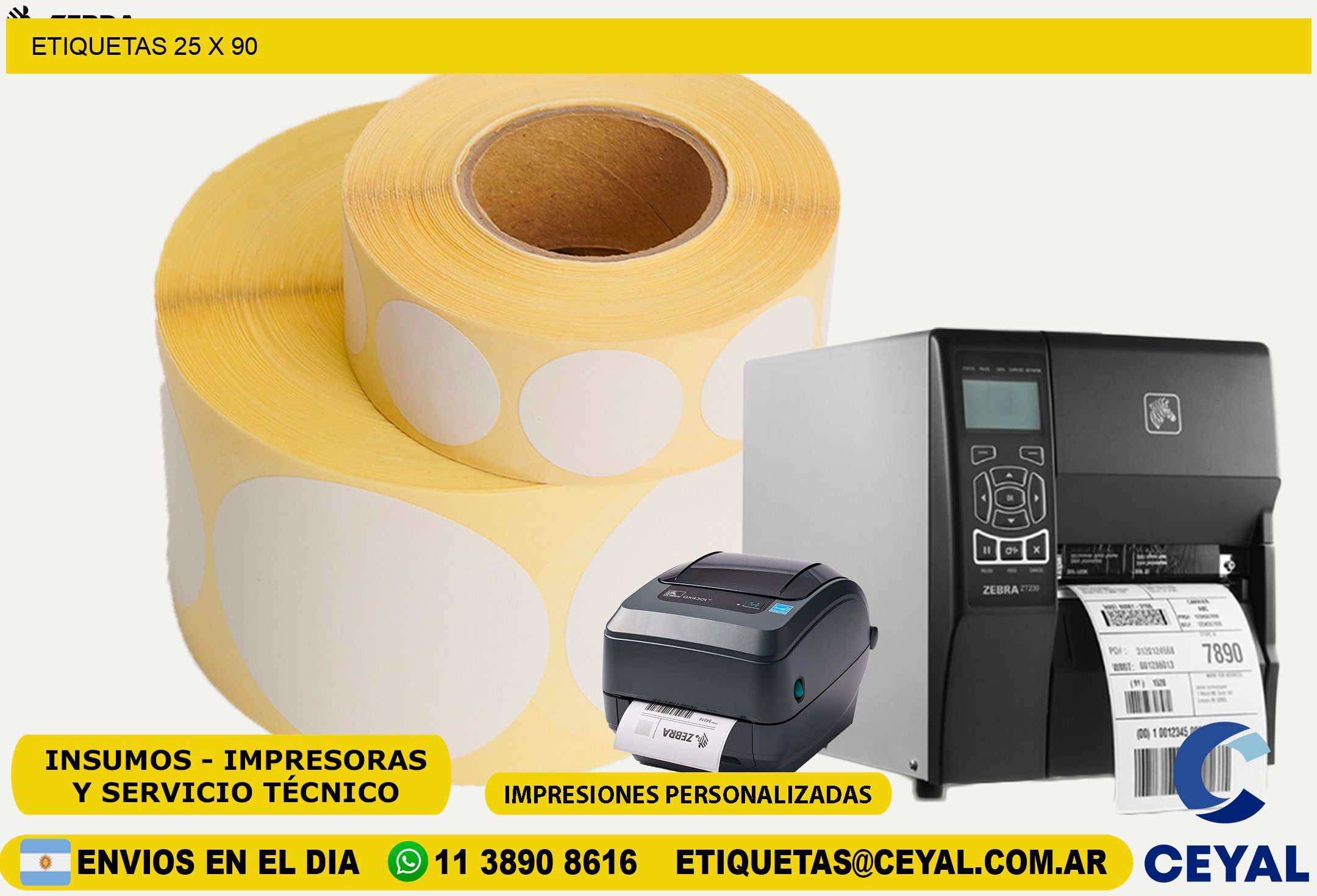 ETIQUETAS 25 x 90