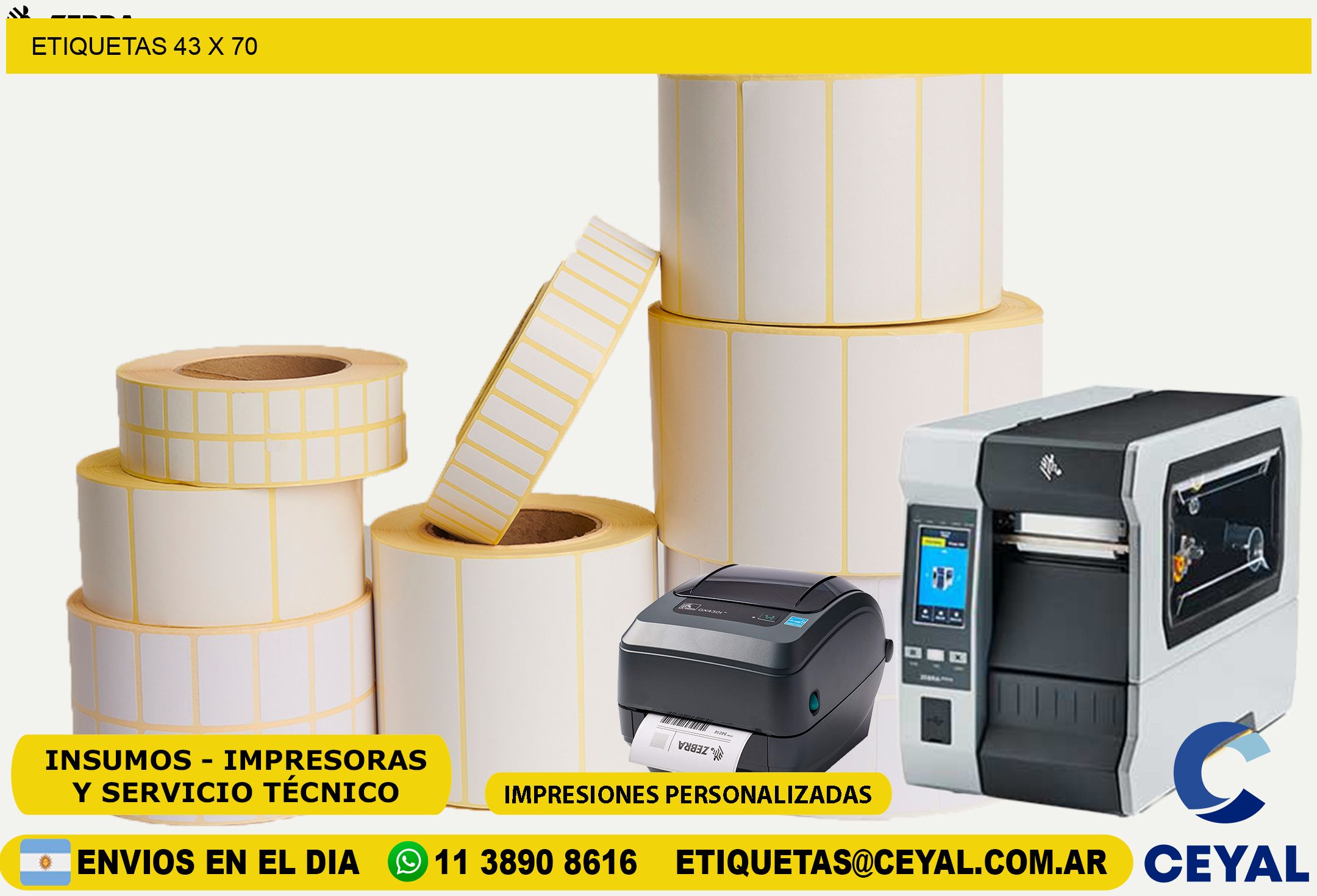 ETIQUETAS 43 x 70