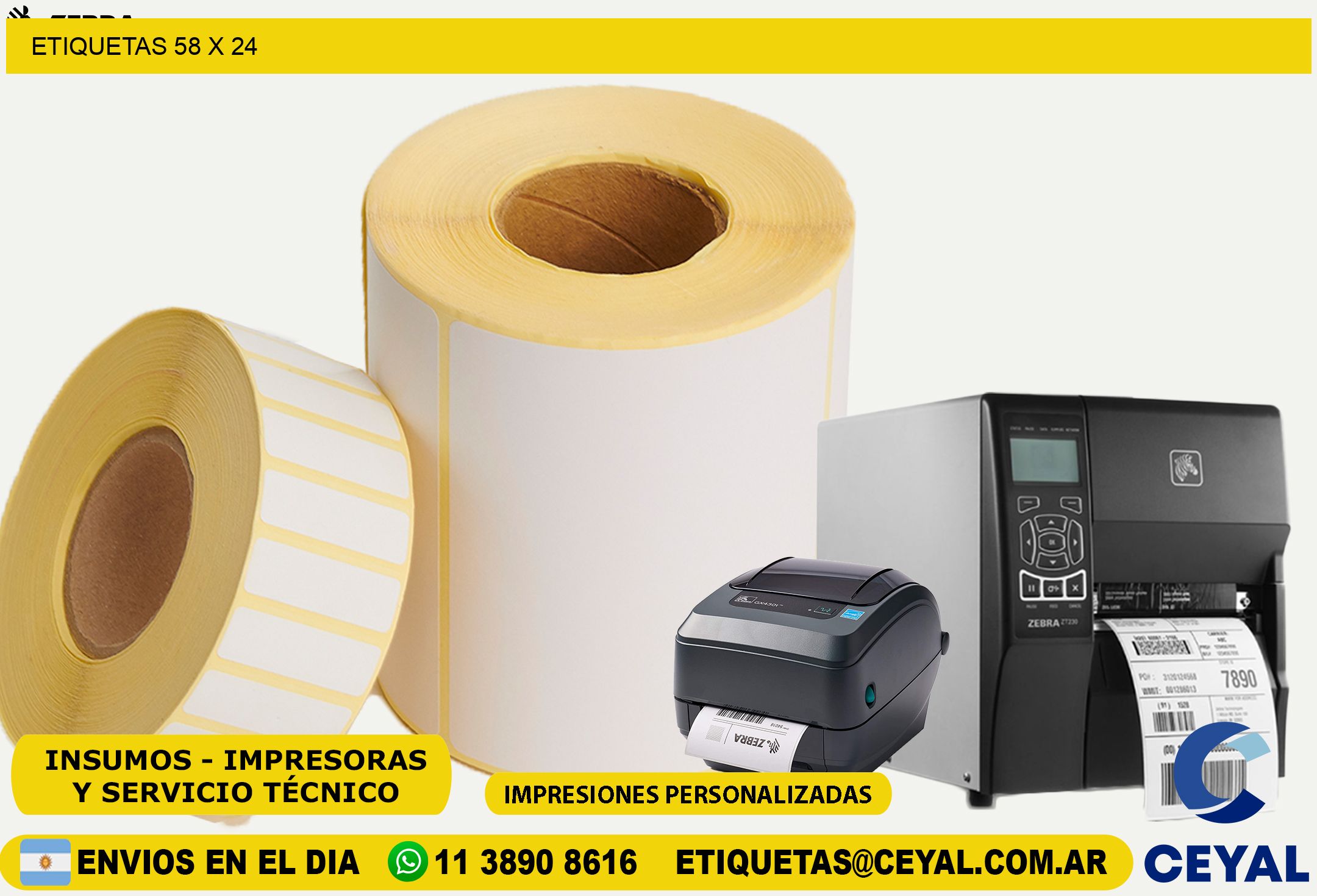 ETIQUETAS 58 x 24