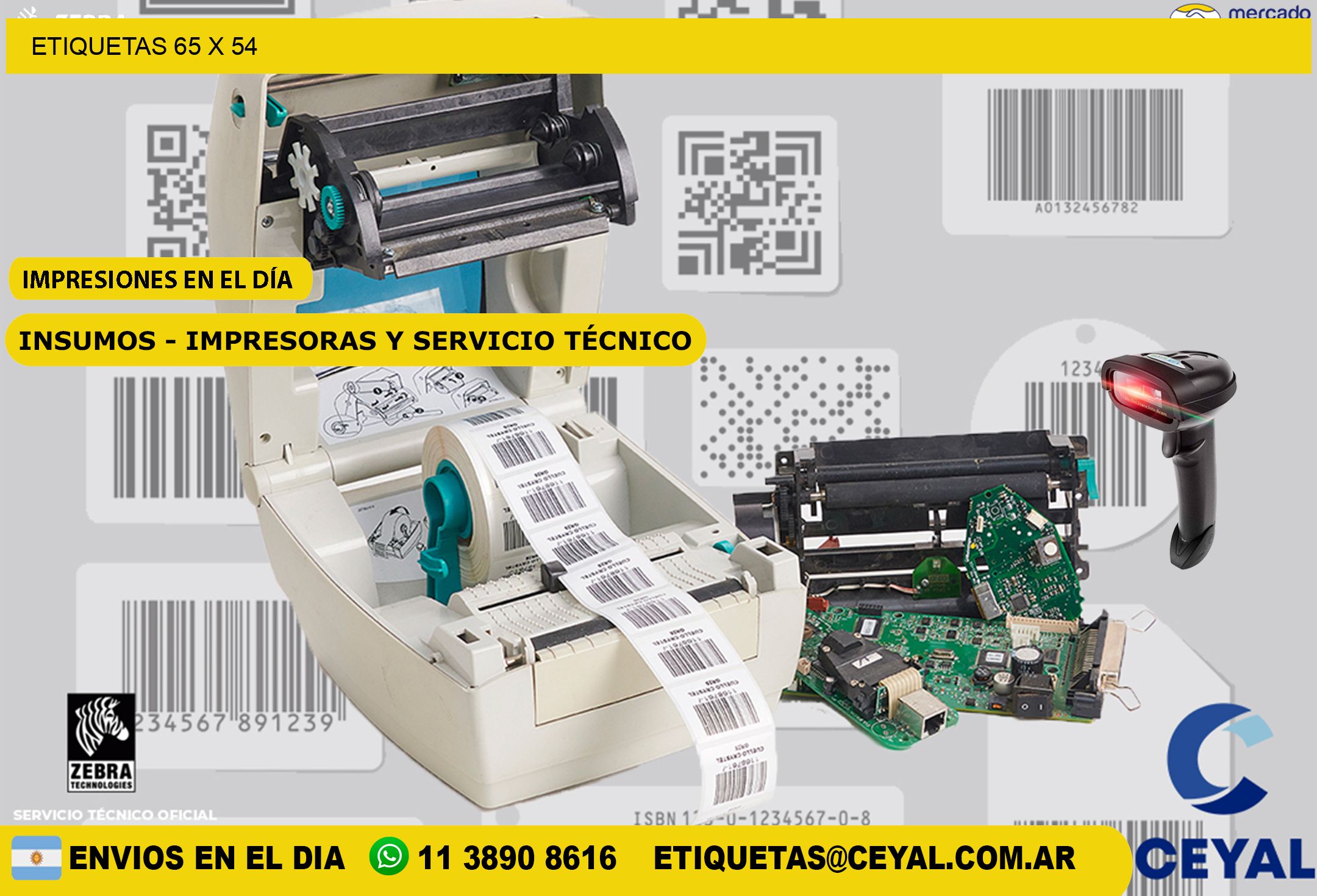 ETIQUETAS 65 x 54