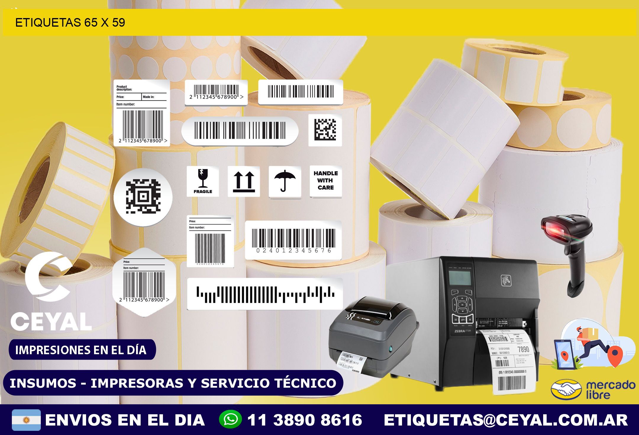 ETIQUETAS 65 x 59