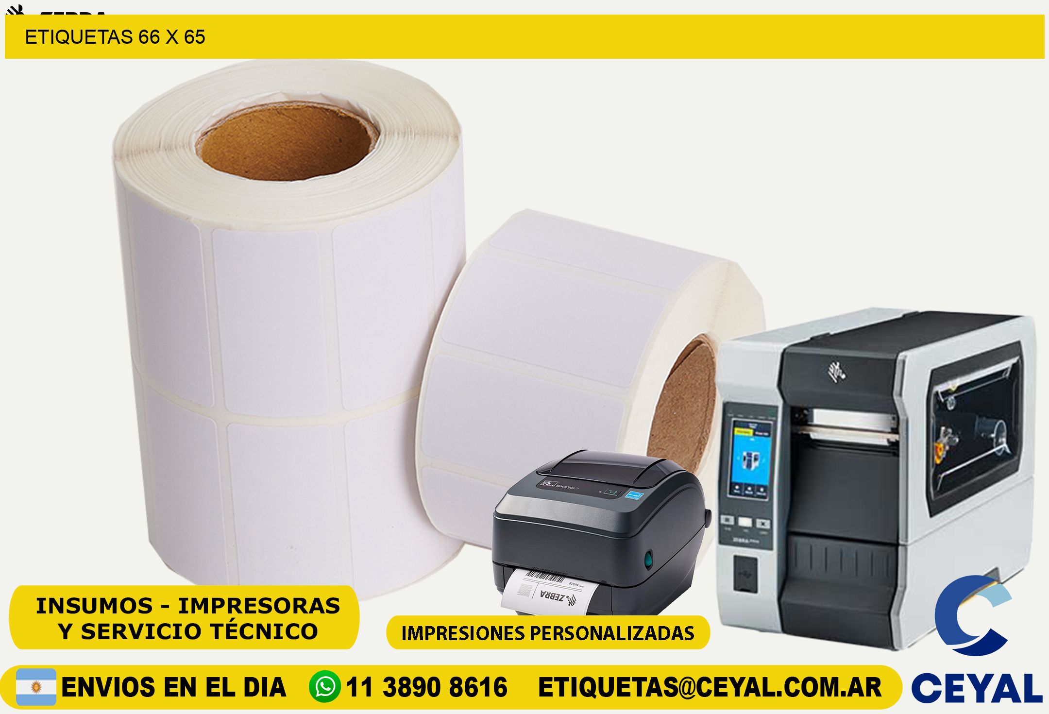 ETIQUETAS 66 x 65