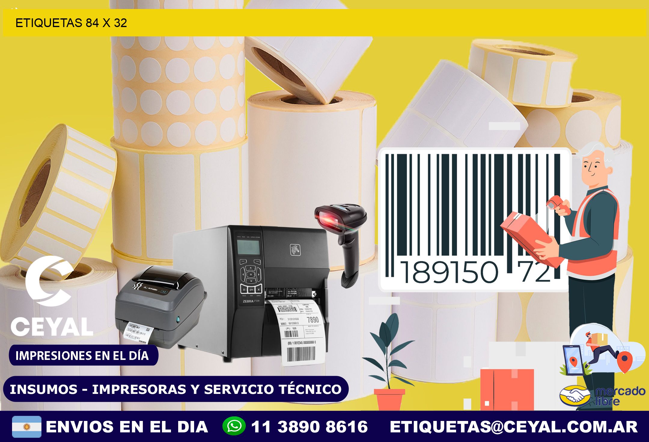 ETIQUETAS 84 x 32