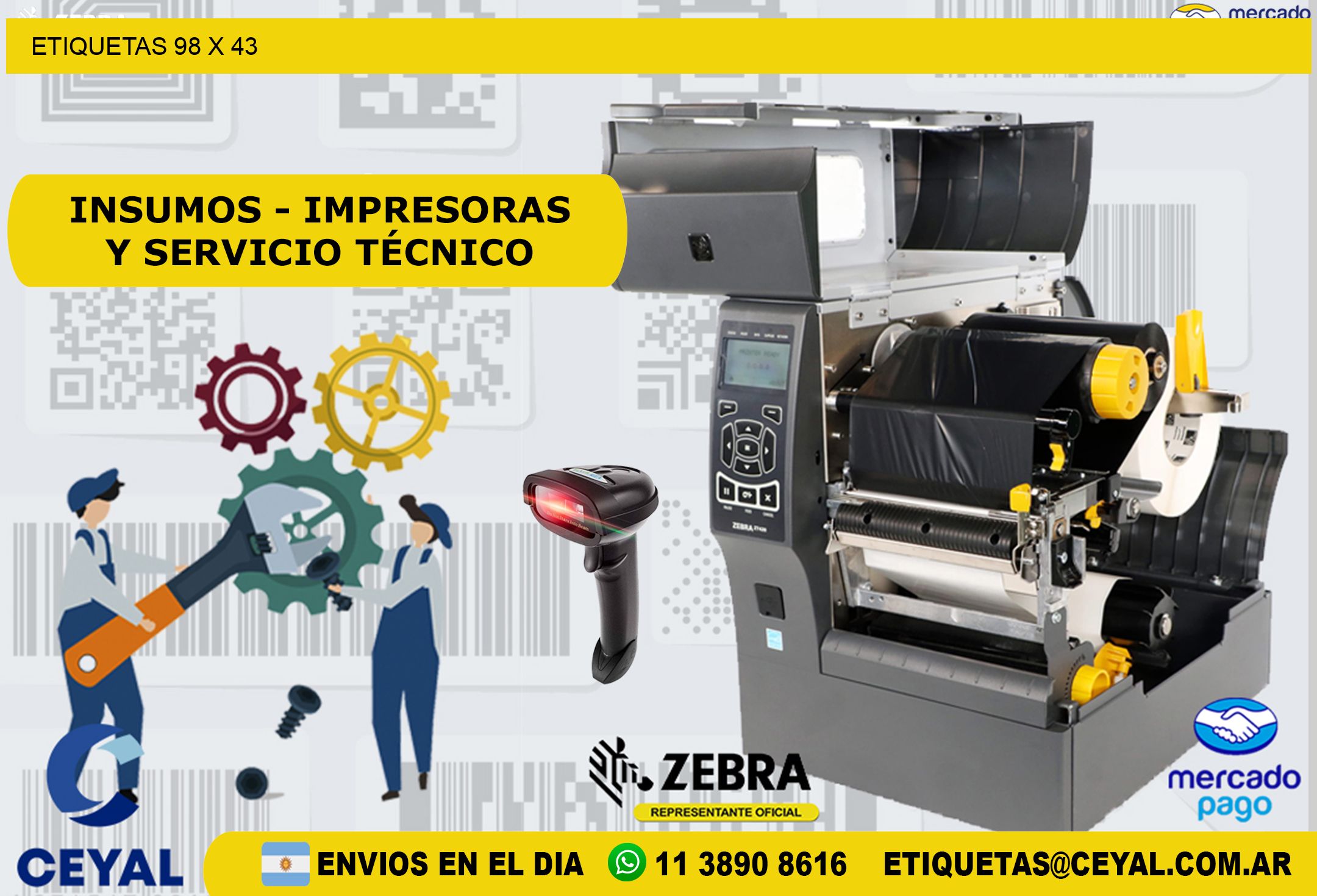 ETIQUETAS 98 x 43