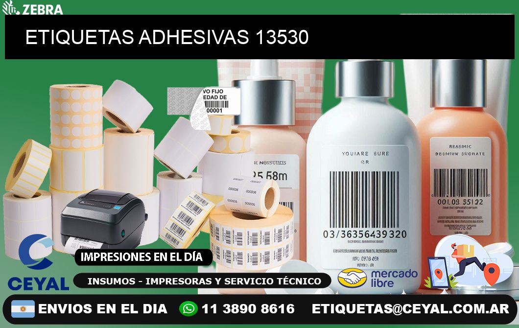 ETIQUETAS ADHESIVAS 13530