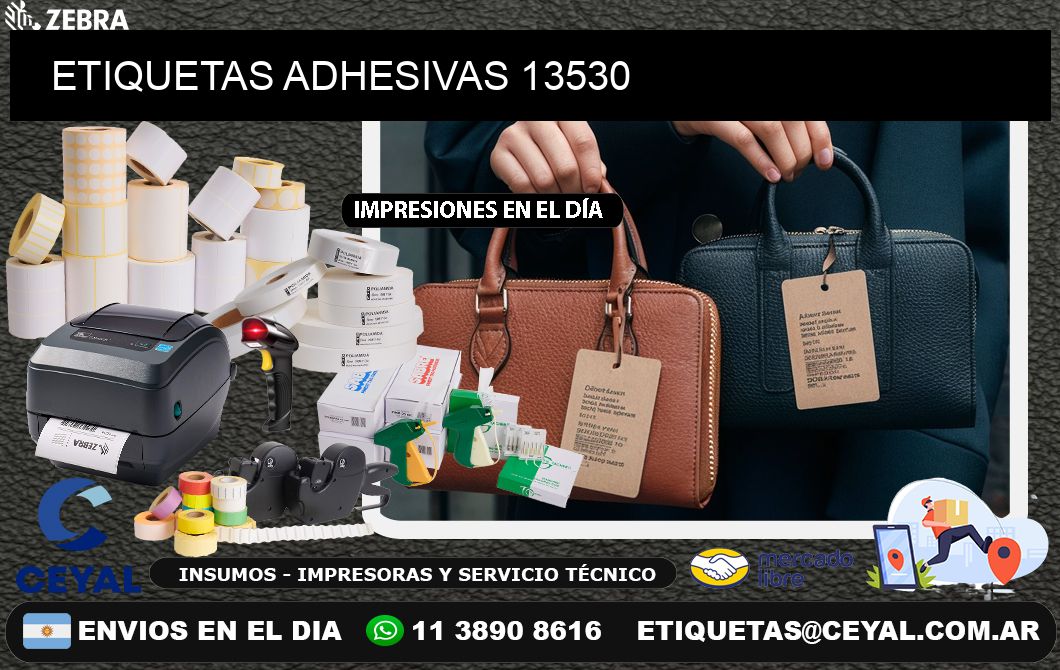 ETIQUETAS ADHESIVAS 13530