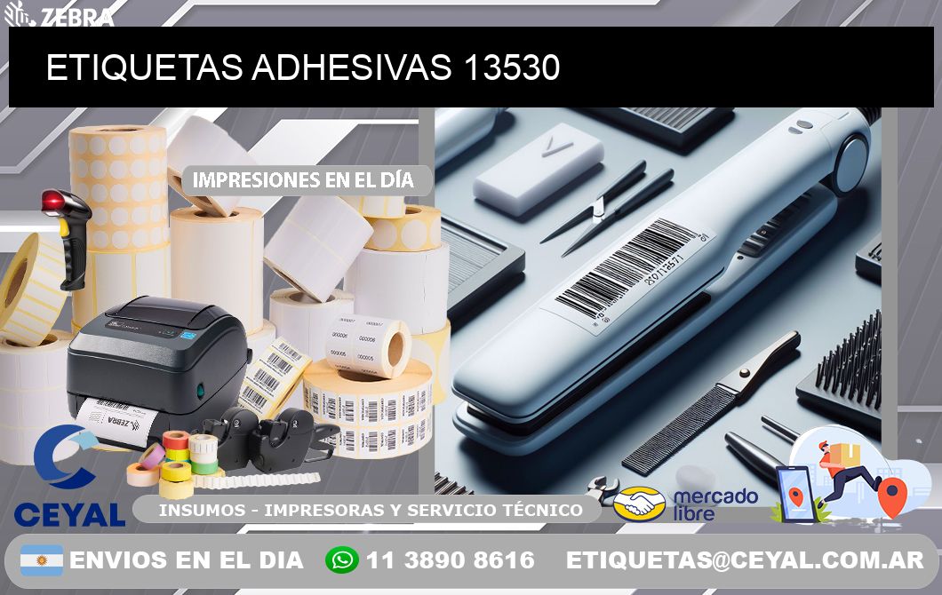 ETIQUETAS ADHESIVAS 13530