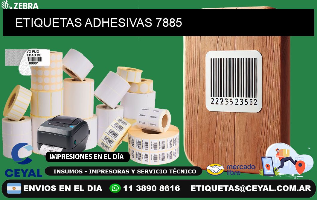 ETIQUETAS ADHESIVAS 7885
