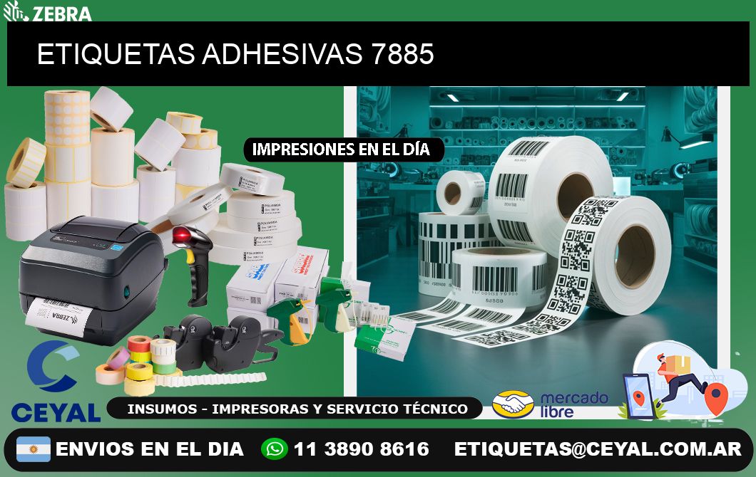 ETIQUETAS ADHESIVAS 7885
