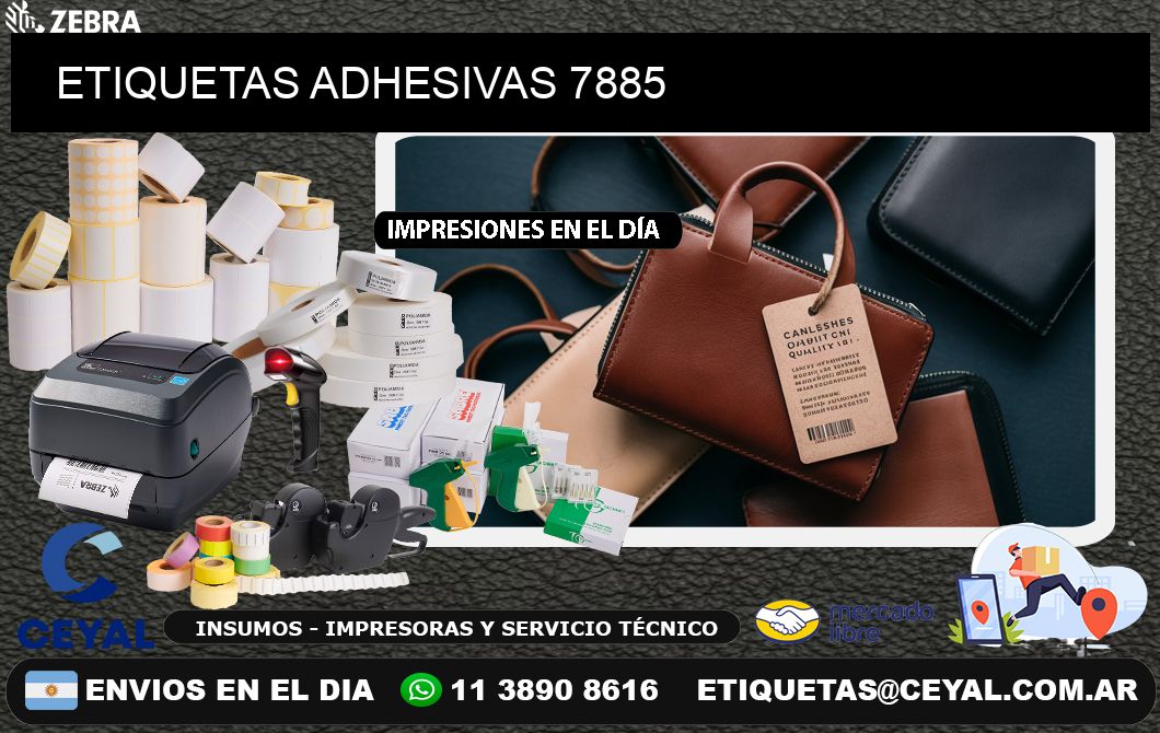 ETIQUETAS ADHESIVAS 7885