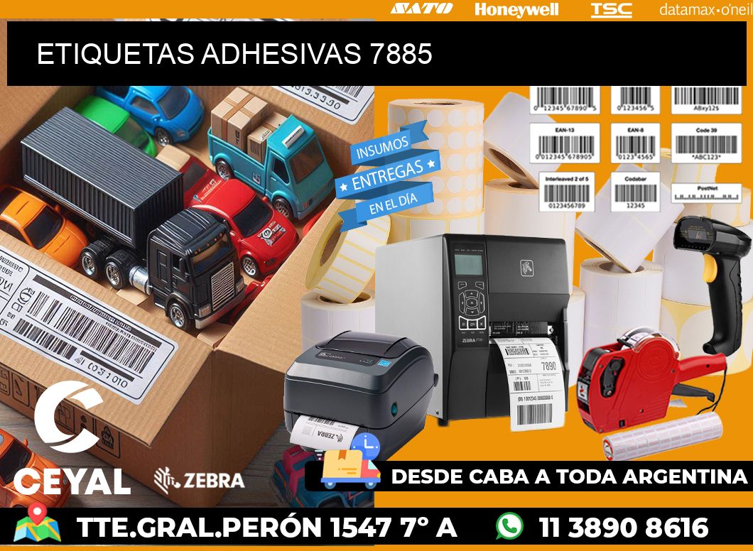 ETIQUETAS ADHESIVAS 7885