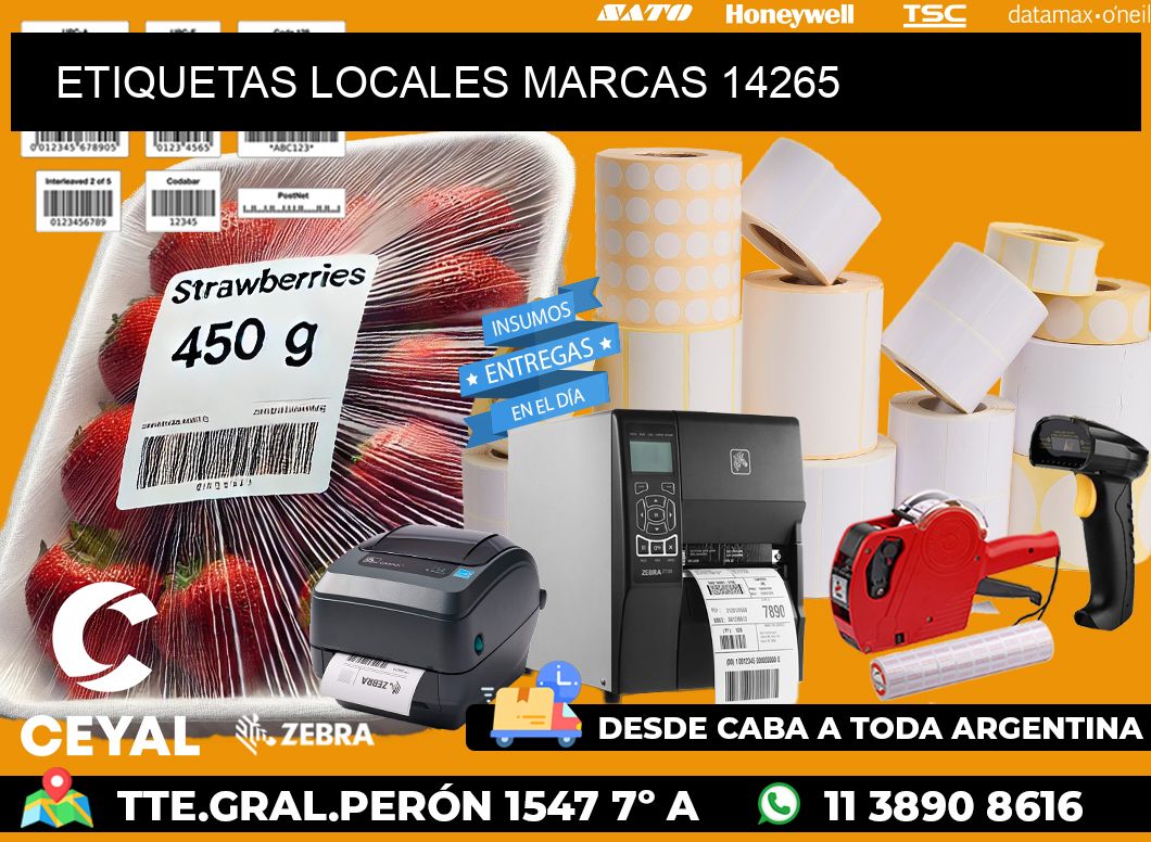 ETIQUETAS LOCALES MARCAS 14265