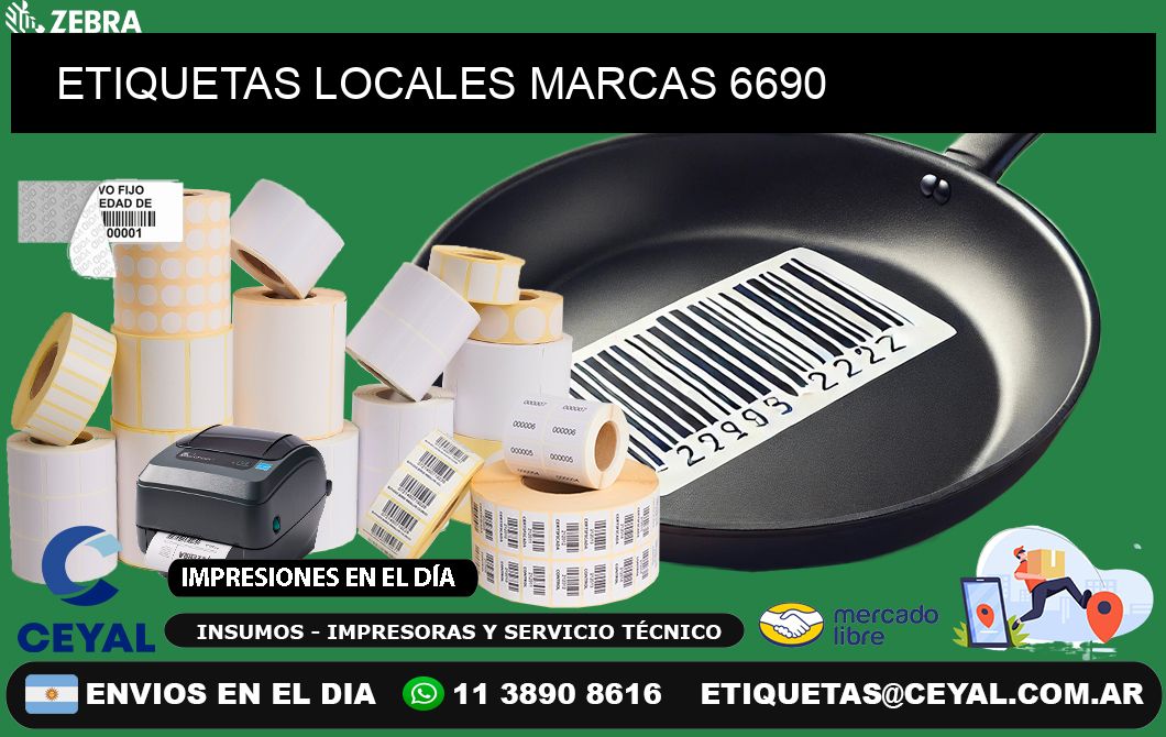 ETIQUETAS LOCALES MARCAS 6690