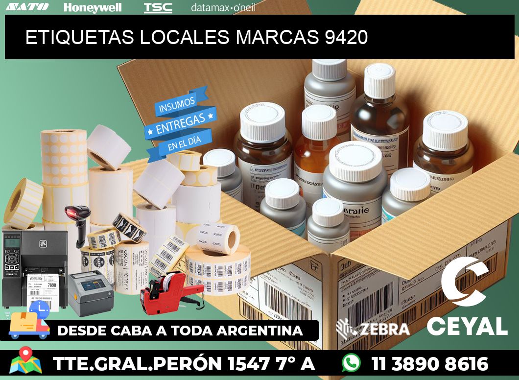 ETIQUETAS LOCALES MARCAS 9420