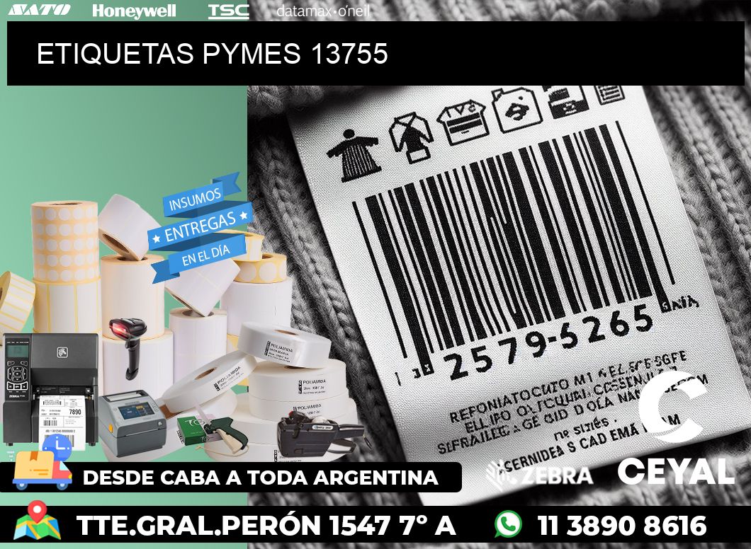 ETIQUETAS PYMES 13755