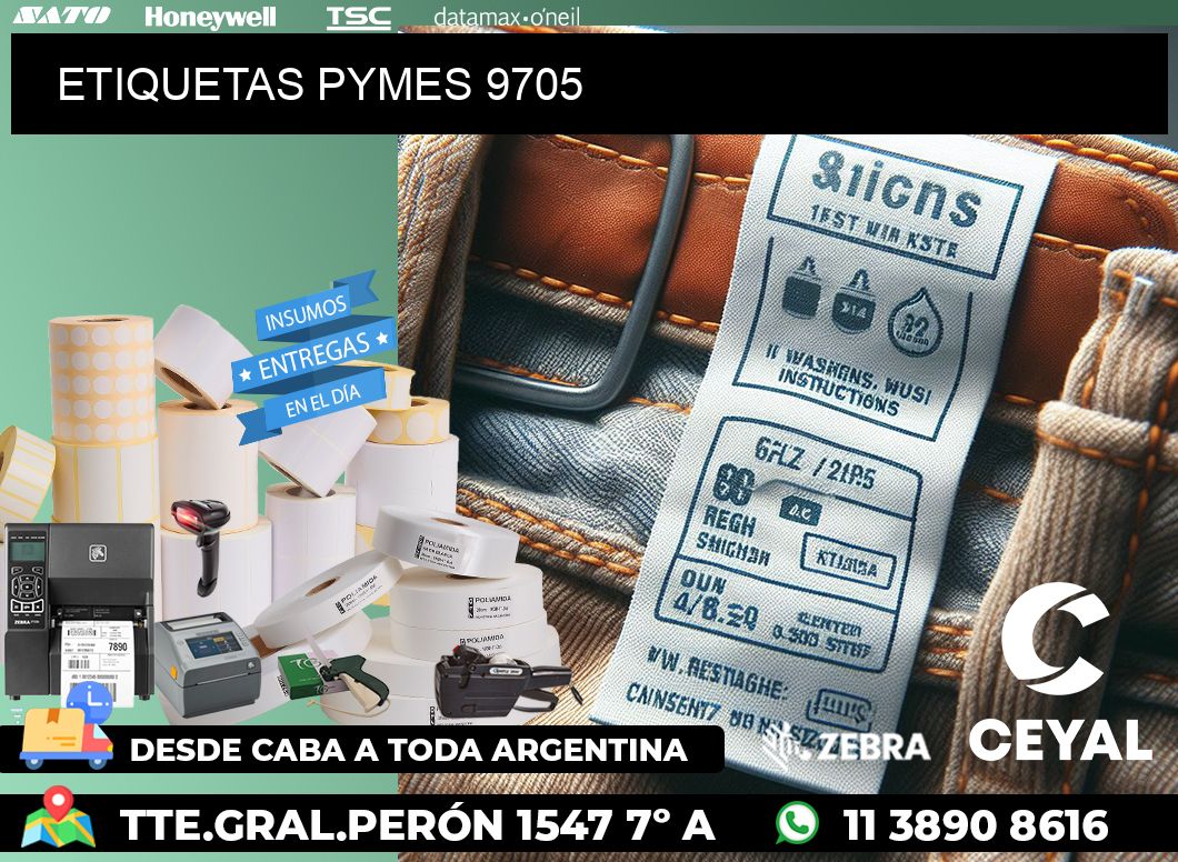 ETIQUETAS PYMES 9705