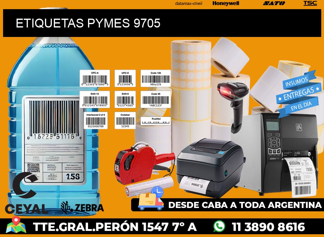 ETIQUETAS PYMES 9705