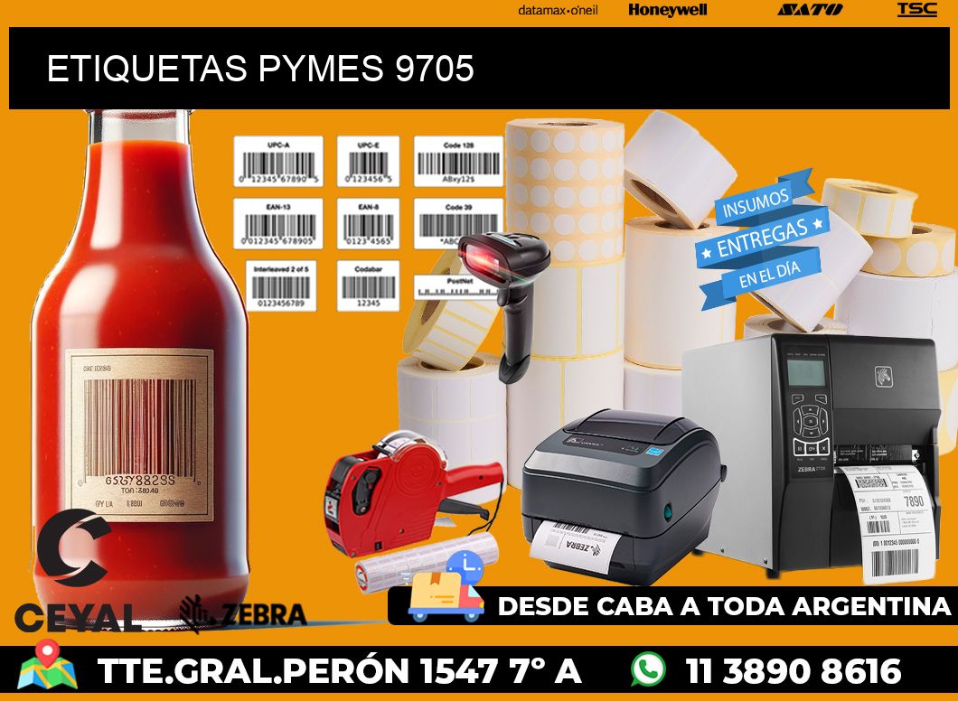 ETIQUETAS PYMES 9705