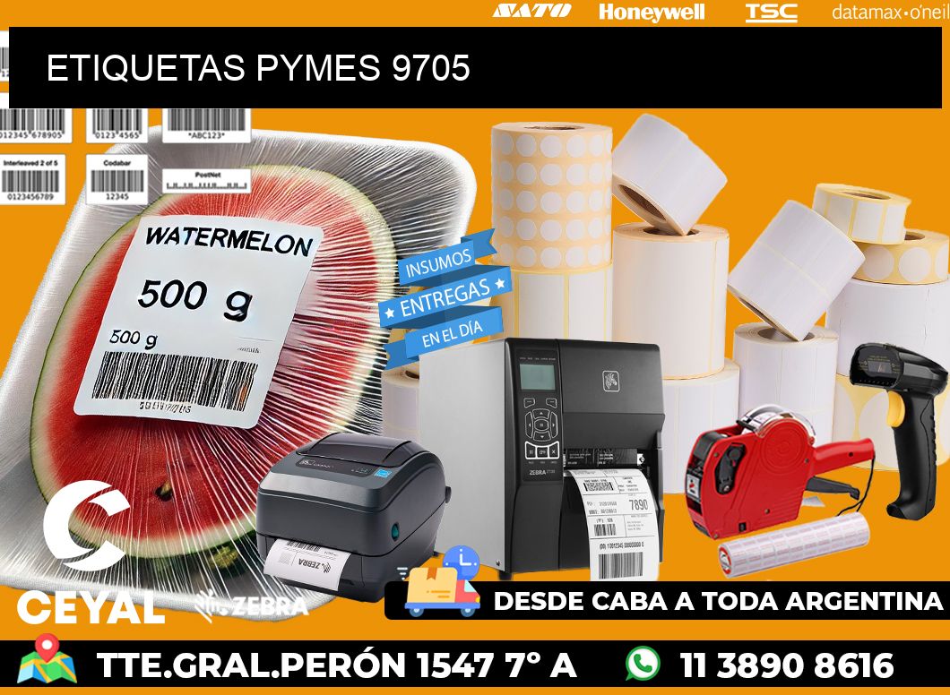 ETIQUETAS PYMES 9705